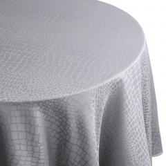 Nappe Lounge Blanc polyester ovale 180x240 - Tradilinge