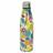 Bouteille isotherme en acier inoxydable 50cl TROPICS multicolore motif ananas