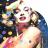 Carré simili 44x44 cm collection KARIA personnage marylin monroe multicolore