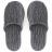 Chaussons taille S/M 100% coton motif feuillage collection OSAKA gris