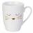 Coffret mug 35 cl en céramique avec cuillère collection CAT personnage chat blanc