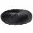 Coussin rond en polyester 40x40 cm collection INAYA noir