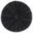 Coussin rond en polyester 40x40 cm collection INAYA noir