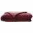 Couverture 100% laine 240x260 cm VOLNAY violet aubergine