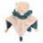 Doudou boule 25 cm polyester collection LES PETITS FUTÉS lion vert