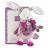 Doudou hochet lapin 19 cm collection LAPIN CERISE rose