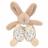 Doudou lapin 18 cm polyester collection LAPIN DOUDOU Beige sable