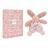 Doudou lapin 18 cm polyester collection LAPIN DOUDOU rose