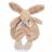 Doudou lapin 29 cm polyester collection LAPIN DOUDOU beige sable