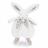 Doudou lapin 29 cm polyester collection LAPIN DOUDOU blanc