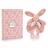 Doudou lapin 29 cm polyester collection LAPIN DOUDOU rose