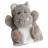 Doudou marionnette 25 cm polyester collection DOUCE MARIONNETTE hippopotame gris