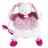 Doudou marionnette à main lapin 28 cm collection LAPIN CERISE rose