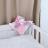 Doudou ours 24 cm en 100 % polyester collection COLLECTOR rose