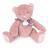 Doudou ours 25 cm polyester collection L'OURS DOUDOU rose