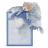 Doudou 27 cm en 100% polyester collection PETIT CHOU ours bleu