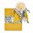 Doudou sucette 20 cm polyester collection BOH'AIME lion jaune multicolore