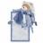 Doudou sucette 17 cm polyester collection PETIT CHOU ours bleu