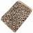 Drap de sauna 85x200 cm pur coton collection LEOPARD jaune léopard