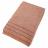 Drap de douche 100% coton 500 g/m² 70x140cm VIVID marron Terre-cuite