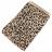 Drap de douche en pur coton 70x140 cm collection LEOPARD beige