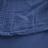 Drap plat 270x300 cm mousseline de coton MILOS bleu indigo