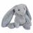 Peluche lapin 30 cm polyester collection PREPPY CHICS gris perle