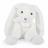 Peluche lapin 40 cm polyester collection PREPPY CHICS blanc