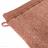 Lot de 2 gants de toilette 100% coton 16x21cm VIVID marron Terre cuite