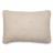 Housse de coussin capitonnée en mousseline de coton 40x60 cm ANDROS beige ficelle