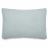 Housse de coussin capitonnée en mousseline de coton 40x60 cm ANDROS bleu lichen