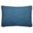 Housse de coussin capitonnée en mousseline de coton 40x60 cm ANDROS bleu marine