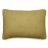 Housse de coussin capitonnée en mousseline de coton 40x60 cm ANDROS jaune jasmin