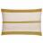 Housse de coussin en coton fil teint 55x80 cm cm collection JANIS jaune jasmin