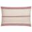 Housse de coussin en coton fil teint 55x80 cm cm collection JANIS rose