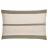 Housse de coussin en coton fil teint 55x80 cm cm collection JANIS vert mousse