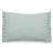 Housse de coussin en mousseline de coton 55x80 cm cm + 5 cm ELZA gris lichen