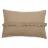 Housse de coussin en mousseline de coton volant central 40x60 cm cm ELZA marron camel