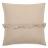 Housse de coussin en mousseline de coton volant central 45x45 cm cm ELZA beige ficelle