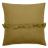 Housse de coussin en mousseline de coton volant central 45x45 cm cm ELZA jaune jasmin