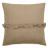 Housse de coussin en mousseline de coton volant central 45x45 cm cm ELZA marron camel