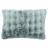 Housse de coussin en polyester fausse fourrure 55x80 cm ASTRAKAN bleu glacier