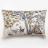 Housse de coussin pur coton 40x60 cm MILADY jaune jasmin motif paysage