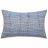 Housse de coussin extérieur 40x60 cm SANTORIN à zip étanche bleu Topaze