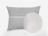 Housse de coussin ZAGORA pur coton 250 g/m² 50x70 cm blanc neige