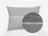 Housse de coussin ZAGORA pur coton 250 g/m² 50x70 cm noir granit