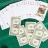 Jeu de cartes motif Dollar collection GAME 54 cartes couleur vert