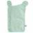 Lot de 2 gants de toilette 13x28 cm coton ANIMALETTO forme animal vert