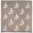 Lot de 2 torchons de cuisine 50x50 cm 100% coton REGATTA beige