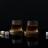 Lot de 2 verres à whisky collection CASK et leur support en acacia